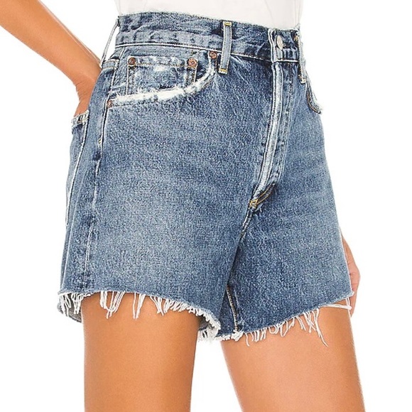 Agolde Reese Short in Precision. - Picture 4 of 5